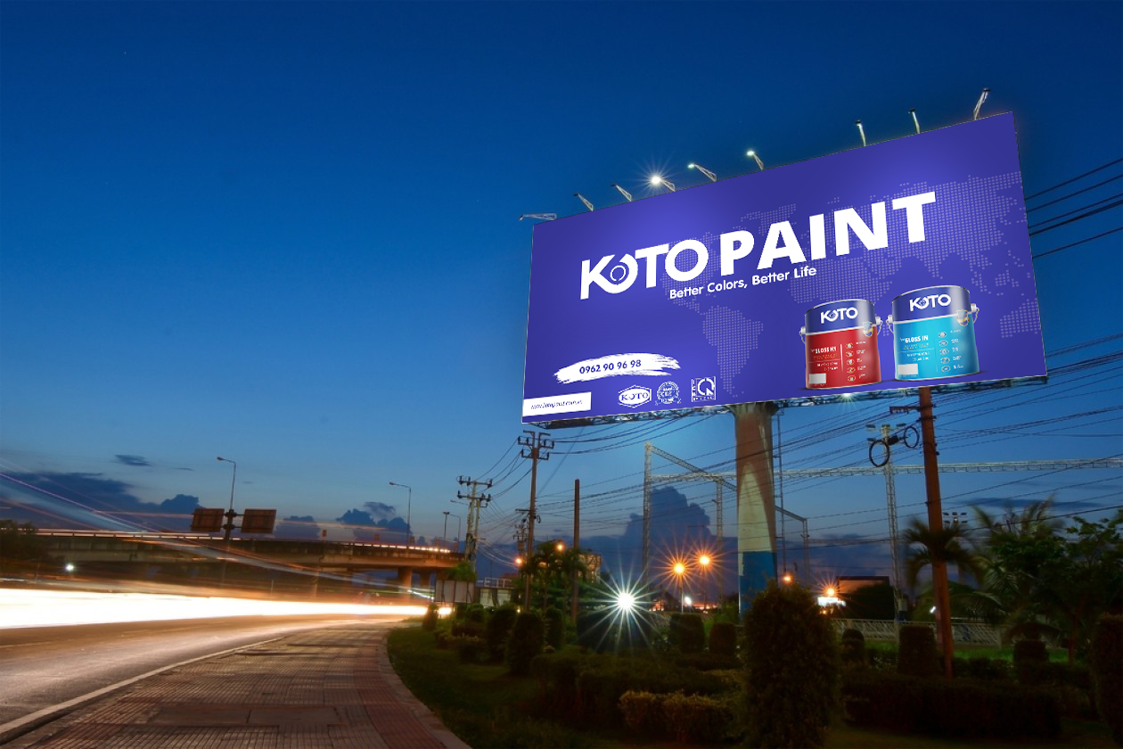 Bảng hiệu quảng cáo của Koto
